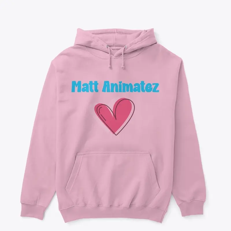 Matt Animatez heart hoodie