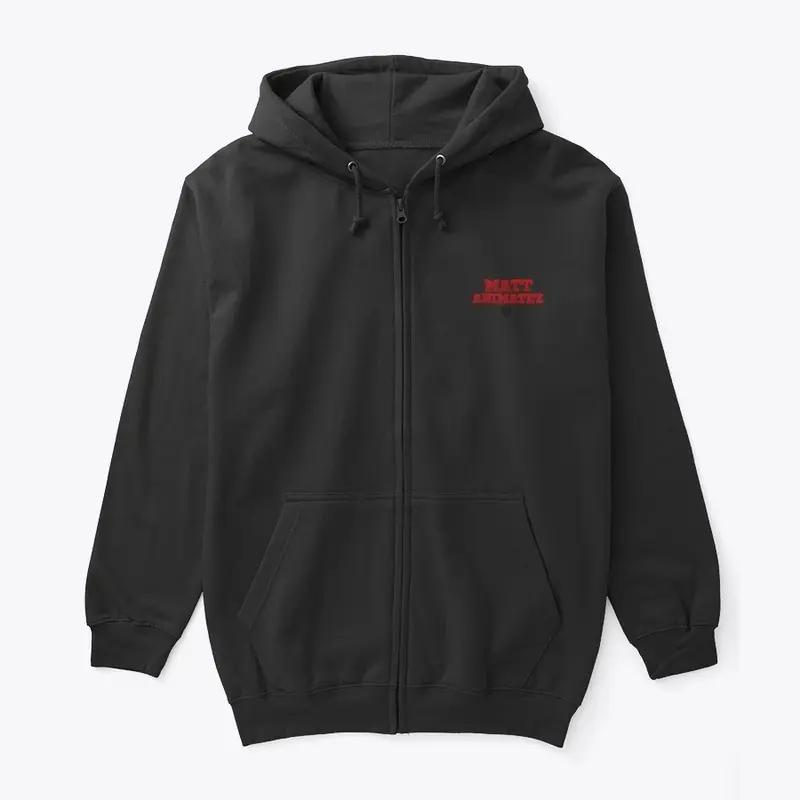 Matt Animatez zip up hoodie!